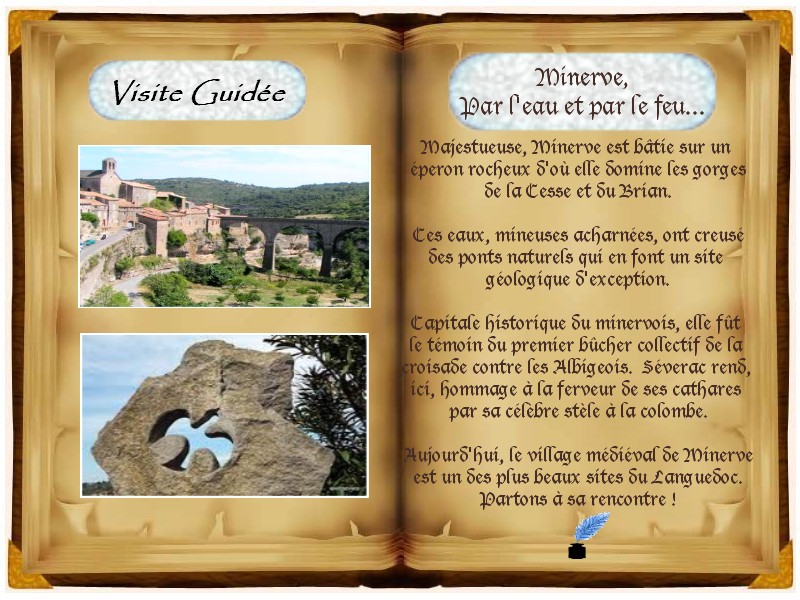 visite guidée Minerve