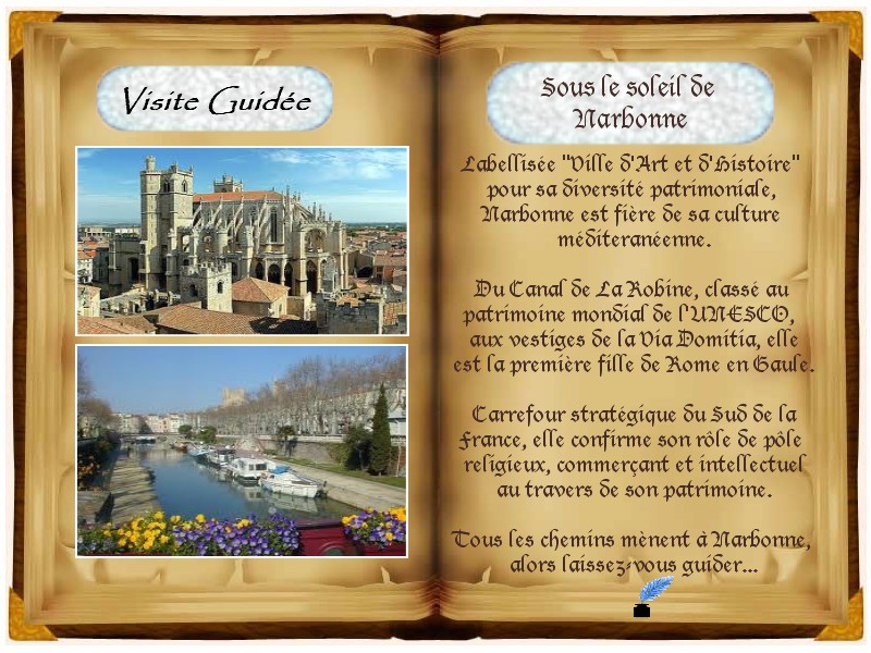 V.L. Guide Touristique - Visite guidée Narbonne